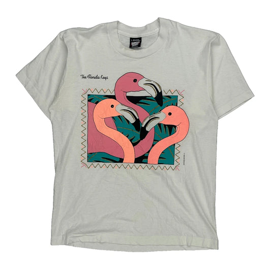 Screen Stars Single Stitch T-Shirt - Large Green Cotton Blend