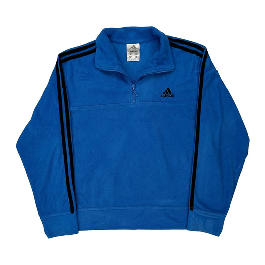 Adidas Fleece - XL Blue Polyester