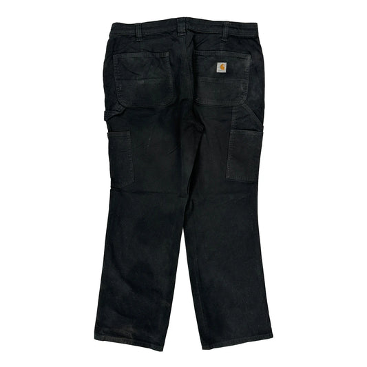 Carhartt Cargo Trousers - 34W 30L Black Cotton