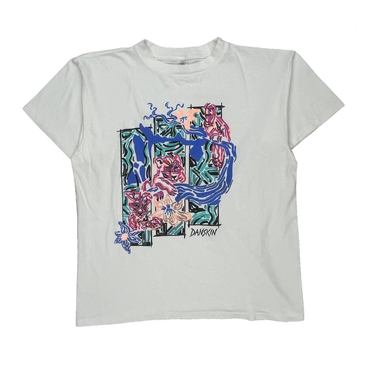 Danskin Graphic T-Shirt - Small Multicoloured Cotton