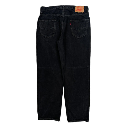 550 Levis Jeans - 36W 32L Black Cotton