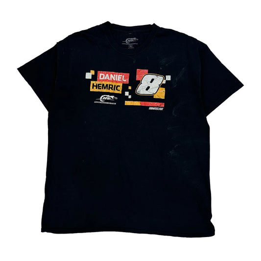 Daniel Hemric Nascar T-Shirt - XL Black Cotton