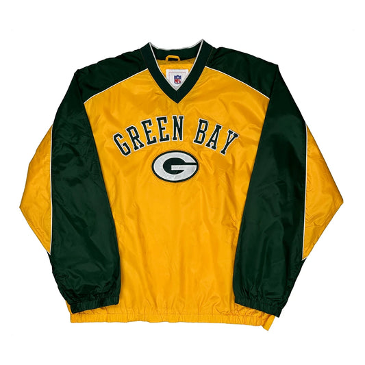 Green Bay Packers Nfl Football Windbreaker - XL Yellow Polyester