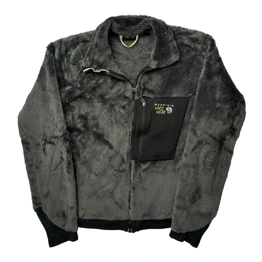 Mountain Hard Wear Fleece Jacket - Large Grey Polyester