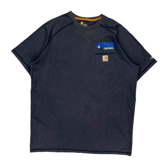 Carhartt Tall T-Shirt - XL Grey Cotton Blend