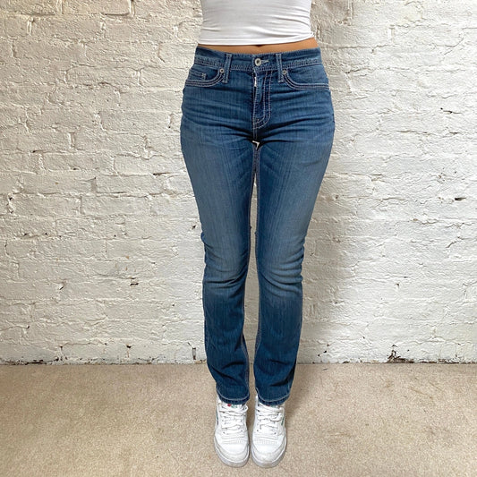 Vintage blue Bke Denim Jeans - womens 28" waist