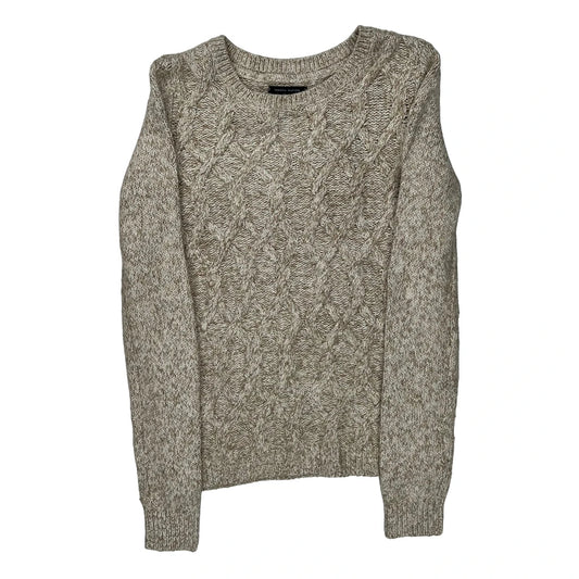 Tommy Hilfiger Cable Knit Jumper - XS Beige Wool Blend