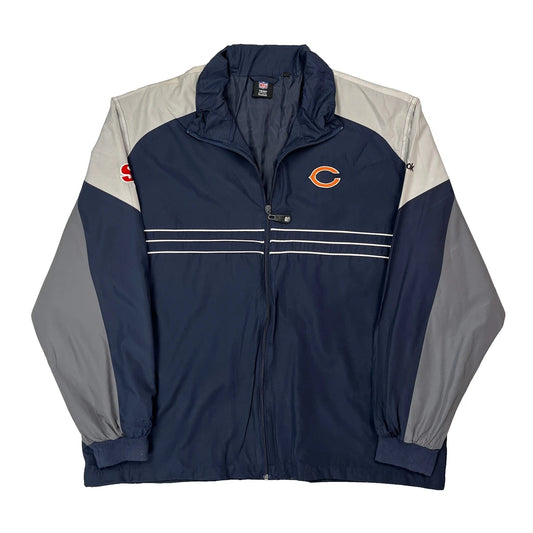 Chicago Bears Reebok Windbreaker - XL Navy Polyester