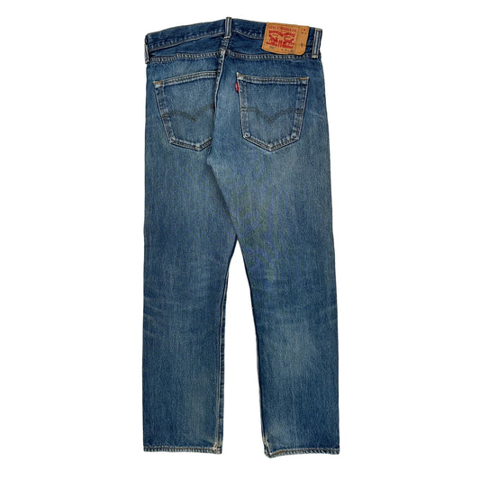 501 Levis Jeans - 32W 29L Blue Cotton