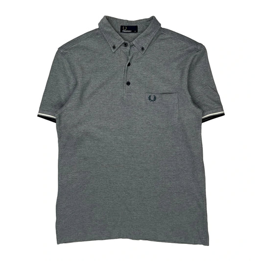 Fred Perry Polo Shirt - Medium Grey Cotton