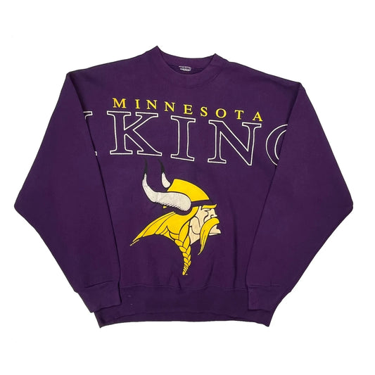 Minnesota Vikings Starter NFL Football Sweatshirt - Medium Purple Cotton