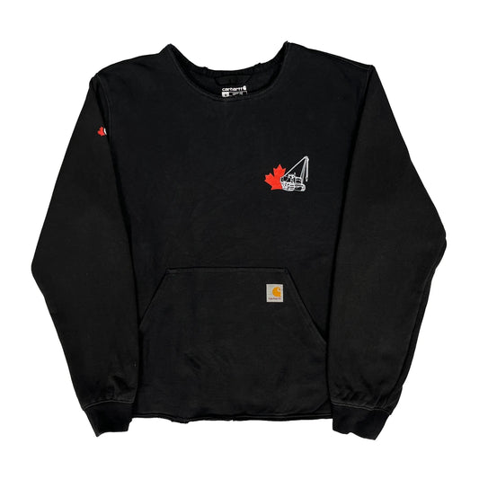 Clac Carhartt Graphic Sweatshirt - Medium Black Cotton