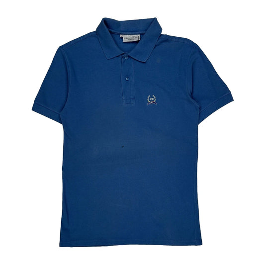 Christian Dior Polo Shirt - Small Blue Cotton