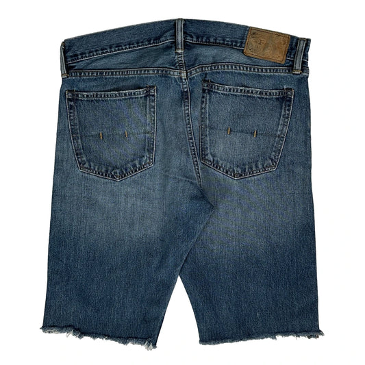Vintage Levis Denim Shorts - 34W 10L Blue Denim