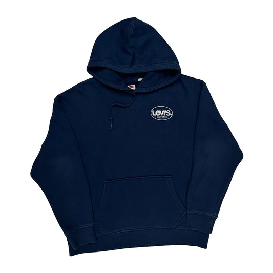 Levis Hoodie - Large Blue Cotton