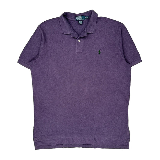 Vintage Polo By Ralph Lauren Polo Shirt - XL Purple Cotton
