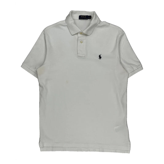 Polo By Ralph Lauren Polo Shirt - Small White Cotton
