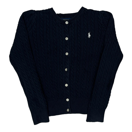 Age 6 Polo By Ralph Lauren Cardigan - Small Navy Cotton