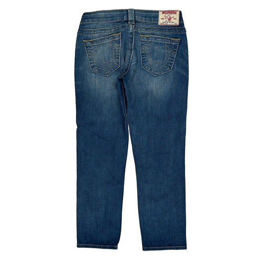 True Religion Skinny Jeans - 28W UK 6 Blue Denim