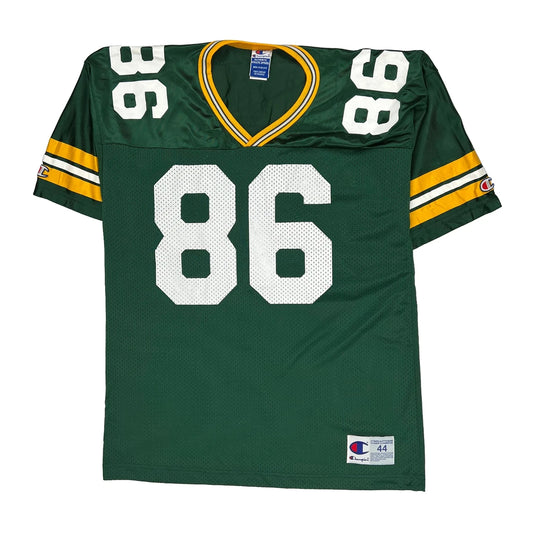 Green Bay Packers Champion Football Jersey - Large White Polyester