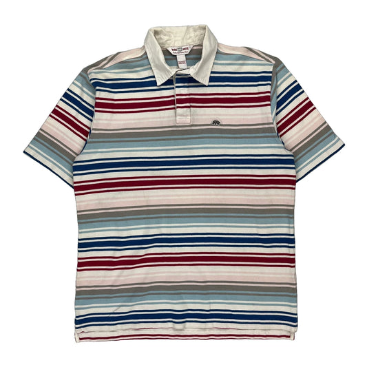 Ecko Unltd Striped Polo Shirt - Large Multicoloured Cotton