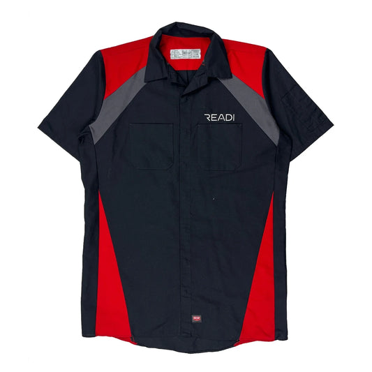 Red Kap Spellout Short Sleeve Shirt - Large Black Polyester
