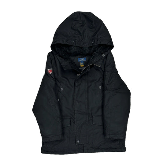 Age 7 Polo By Ralph Lauren Parka - Small Black Polyester