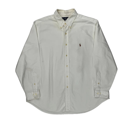 Ralph Lauren Shirt - XL White Cotton
