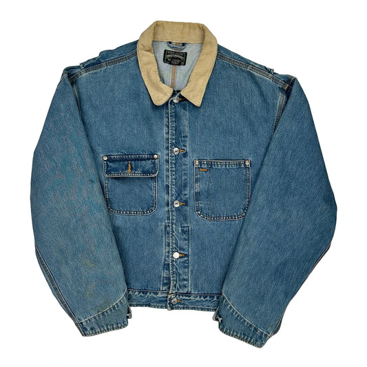 Polo Country Ralph Lauren Collared Denim Jacket - XL Blue Cotton