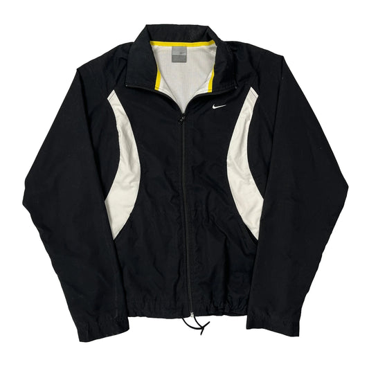 Vintage Nike Windbreaker - Large Black Polyester