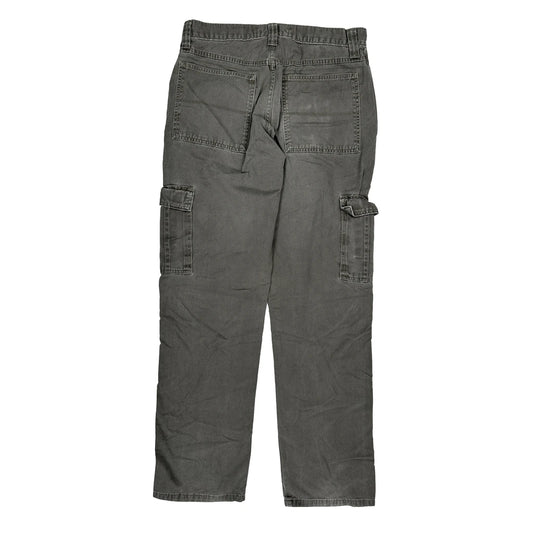 Wrangler Cargo Trousers - 32W 34L Grey Cotton