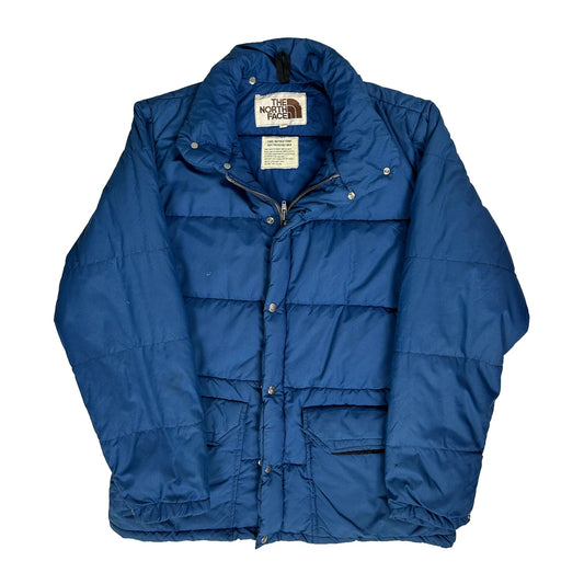 80S Made In USA The North Face Puffer - XL Blue Polyester