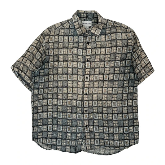 Willow Bay Checked Short Sleeve Shirt - Large Multicoloured Viscose