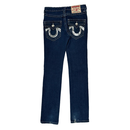 True Religion Skinny Jeans - 30W UK 8 Dark Wash Denim