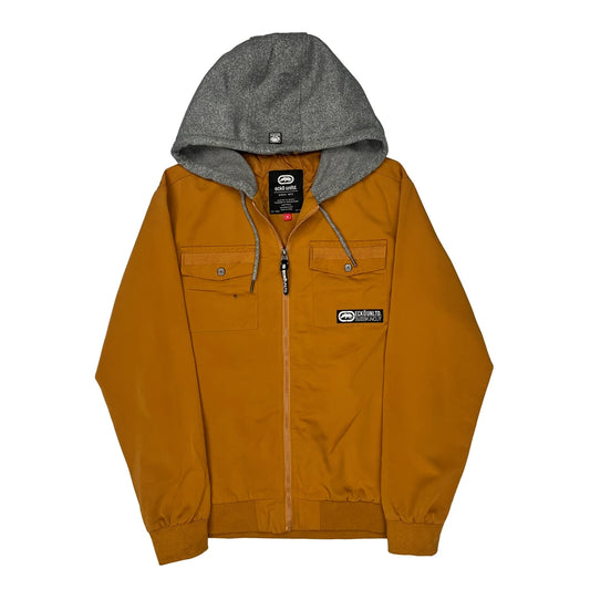 Ecko Unltd Jacket - Medium Orange Polyester Blend