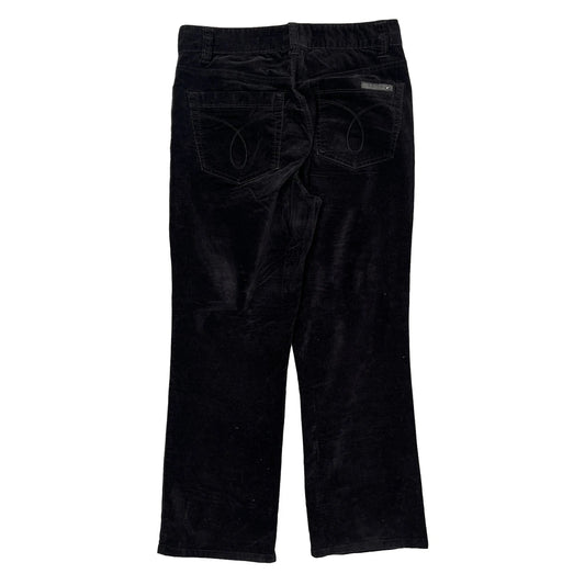 Vintage Calvin Klein Jeans Cord Pants - 29″ Waist Black Cotton