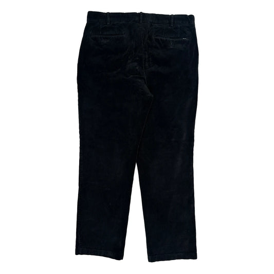 Polo By Ralph Lauren Trousers - 34W 29L Black Corduroy