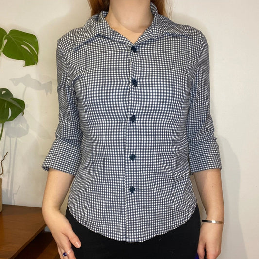 Vintage blue Unbranded Shirt - womens medium
