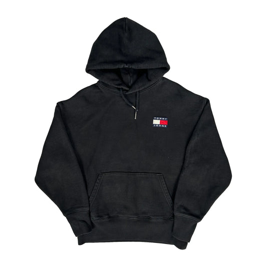 Tommy Jeans Hoodie - Small Black Cotton