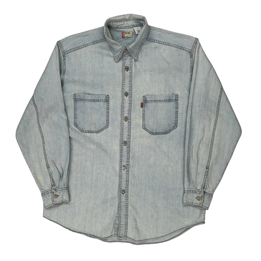 Levis Denim Shirt - Medium Light Wash Cotton