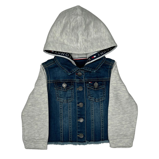 Age 24 Months Tommy Hilfiger Denim Jacket - 3XS Blue Cotton
