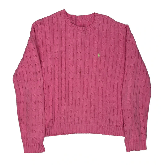 Ralph Lauren Jumper - Large Pink Cotton