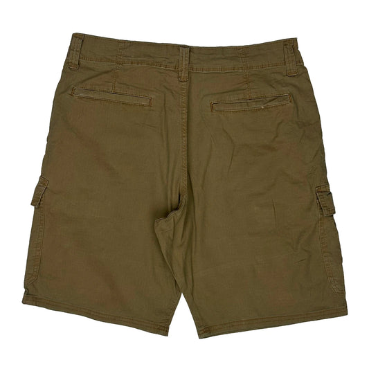 Wrangler Cargo Shorts - 34W 9L Khaki Cotton