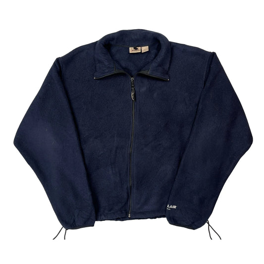 Woolrich Fleece Jacket - Large Navy Polyester