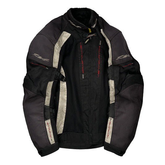 Vintage Ventura Unbranded Motorcycle Jacket - XS Black Polyester