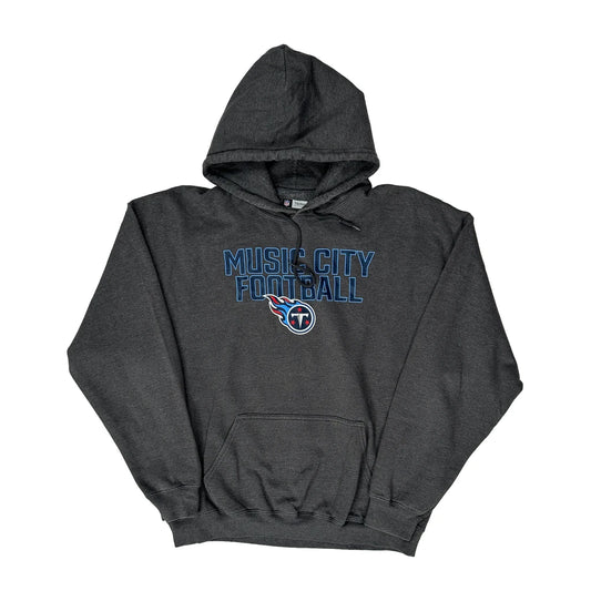 Tennessee Titans N.F.L. Team Apparel Graphic Hoodie - XL Grey Polyester Blend