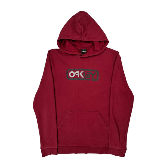Oakley Hoodie - Large Red Cotton