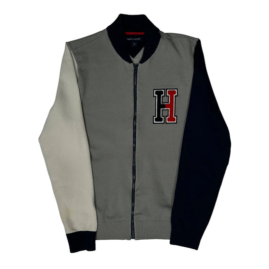 Tommy Hilfiger Zip Up - Small Grey Knitted