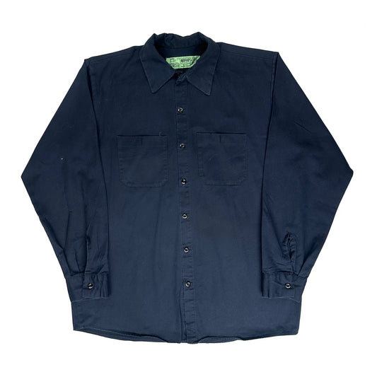 Red Kap Shirt - Large Navy Cotton