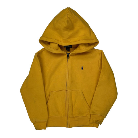 Age 5 Polo By Ralph Lauren Hoodie - XS Yellow Cotton